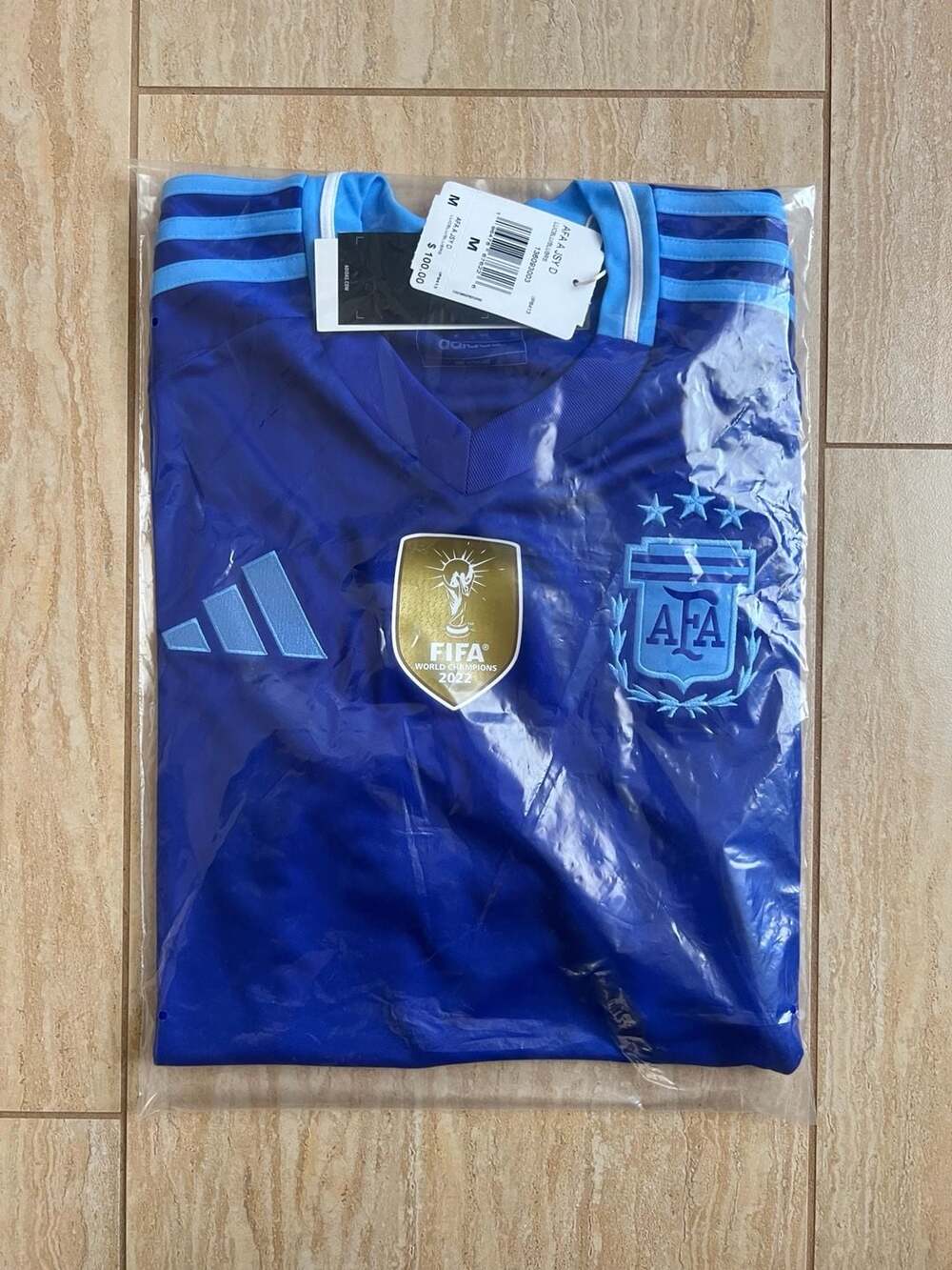 adidas Argentina 2024 Away World Champions Soccer Jersey Men's Size Medium